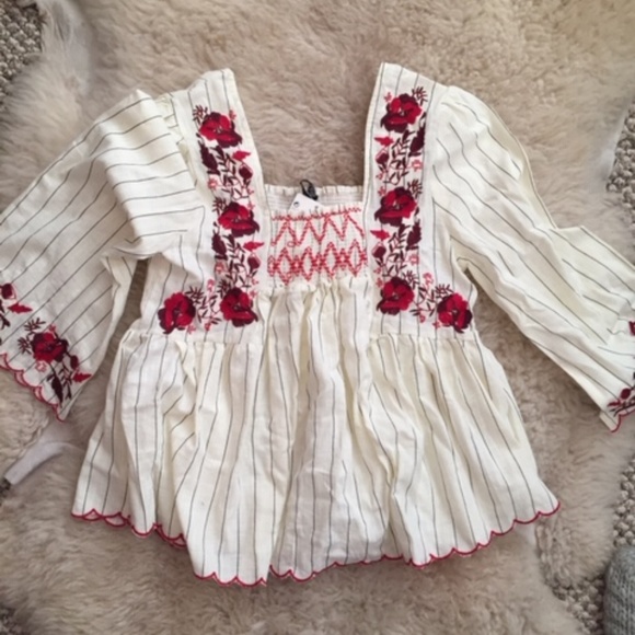 Vici Tops - Golden Age Embroidered Top